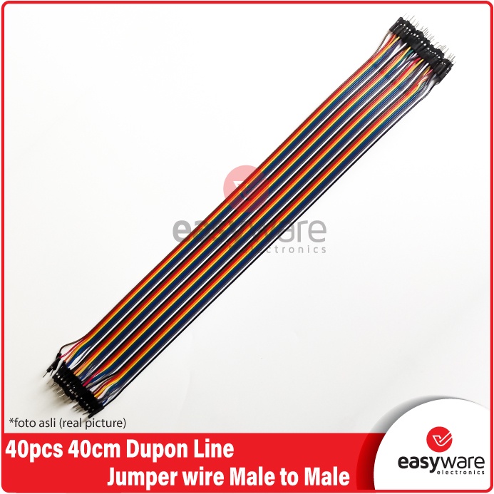 40cm Kabel Jumper Arduino Dupont Cable 40cm isi 40pcs 2.54mm