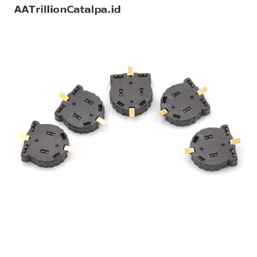(AATrillionCatalpa) 5pcs / set holder Baterai Koin CR1220-2 CR1220 SMD 1220