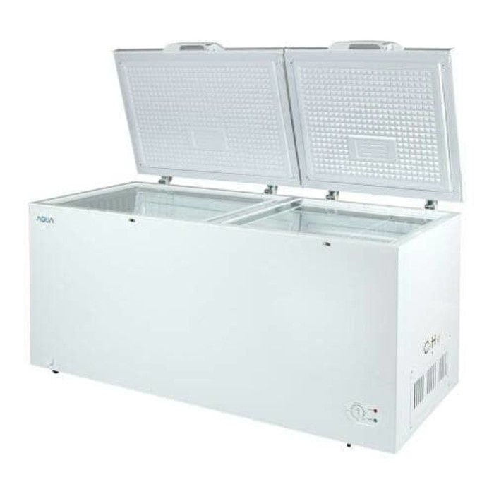 AQUA JAPAN Chest freezer box AQF-500(W) pembeku daging es 478 liter