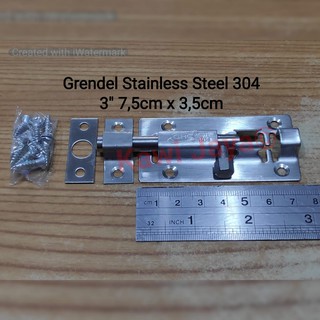 Grendel Pintu Kamar Mandi Lemari SS Stainless Steel 304 2 Grendel Pintu Kamar Mandi Lemari SS Stainless Steel 304 2