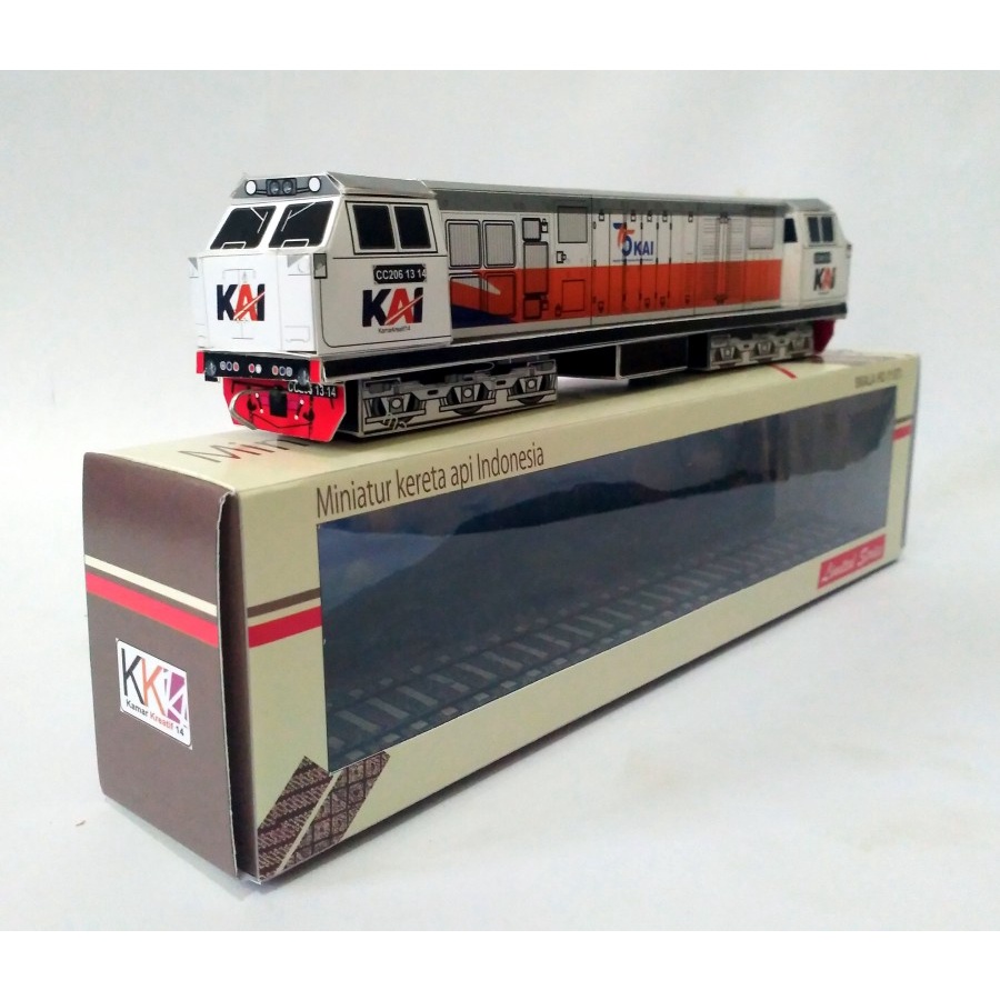 Jual Lokomotif Cc206 Logo Baru 75 Kai Miniatur Kereta Api Indonesia