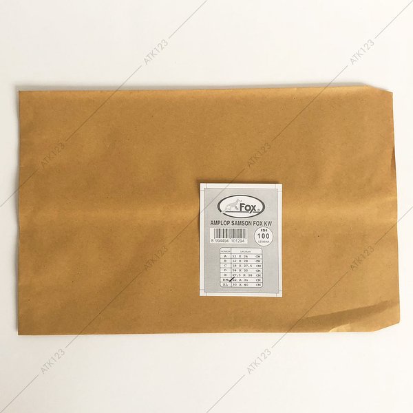 

Segera Beli Amplop Coklat - Samson Fox KW Kwarto isi 100 Buah Diskon