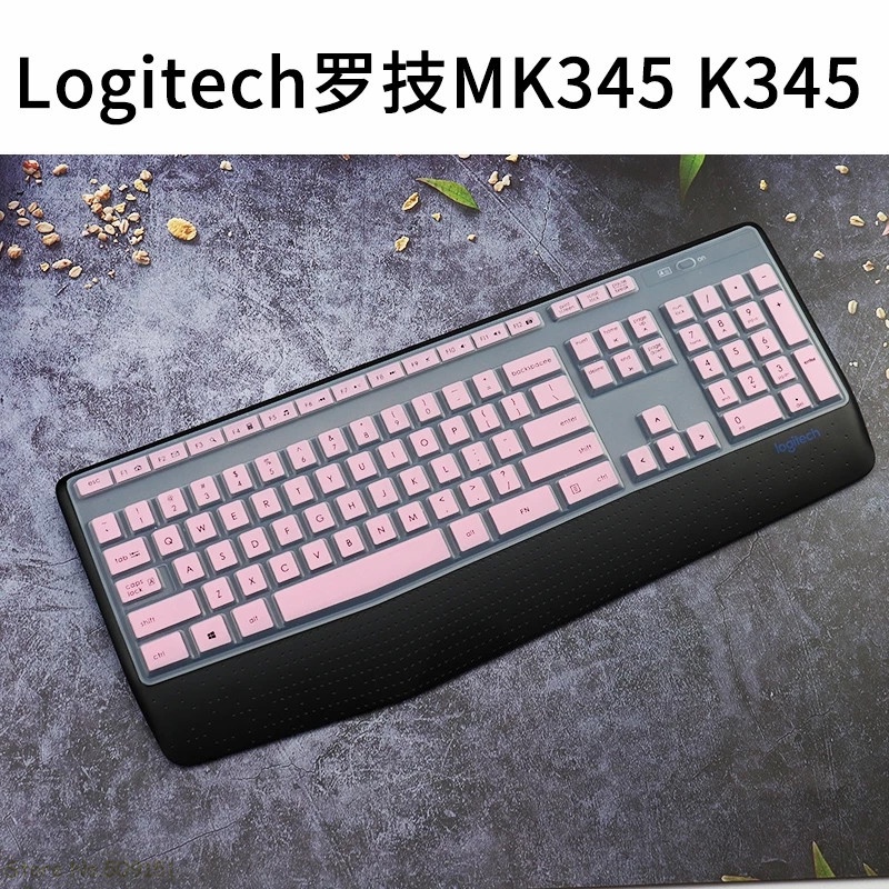 Cover Pelindung Keyboard Logitech MK345 K345 MK 345 Bahan Silikon Anti Debu