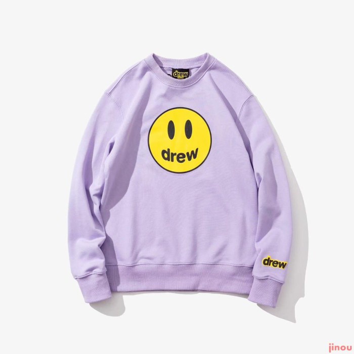 JAKET SWEATER CREWNECK DISTRO SMILE DREW BIEBER POLOS CUSTOM INDONESIA KUALITAS BERKELAS