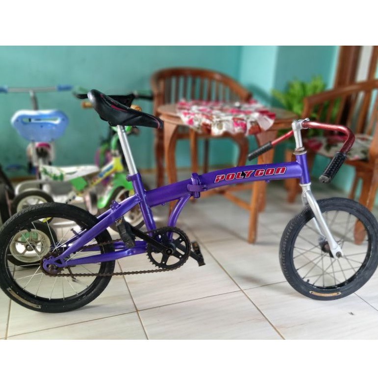 Sepeda lipat 16inch upgrade bekas murah