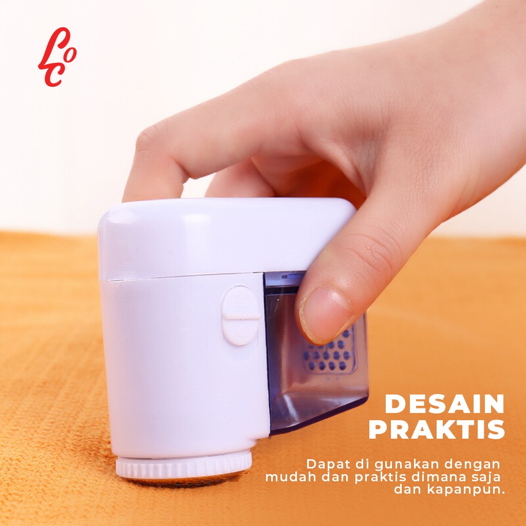 Lint Remover Pembersih Bulu Baju Penghilang Serat Benang Kain Pakaian Roller Portable