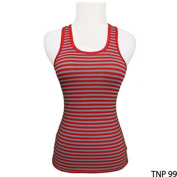 Busana Tanktop Dewasa Spandek Maroon-Abu – TNP 99