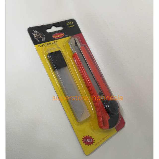 

PISAU CUTTER + isi 5pcs L171 BESTGUARD