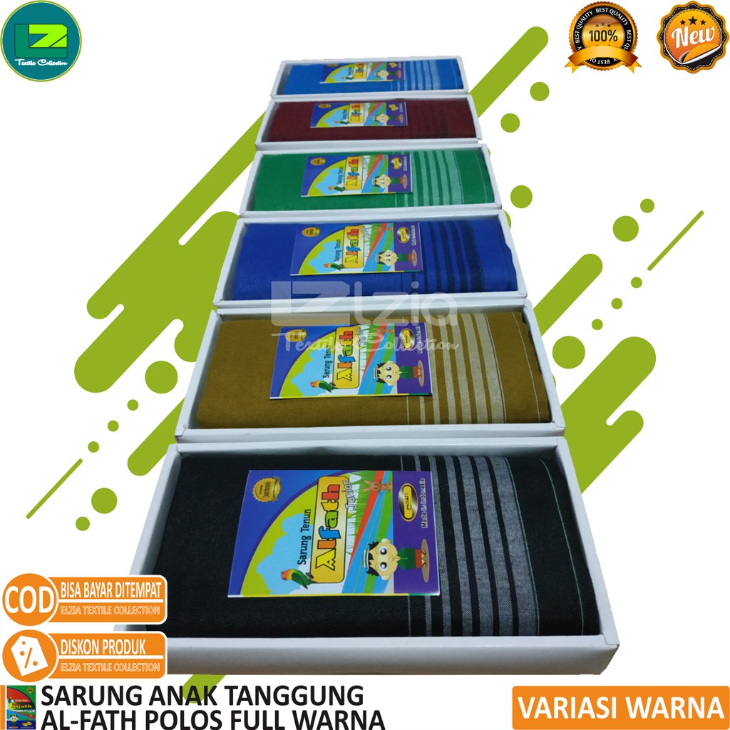 SARUNG ANAK TANGGUNG ALFATH POLOS WARNA ORIGINAL