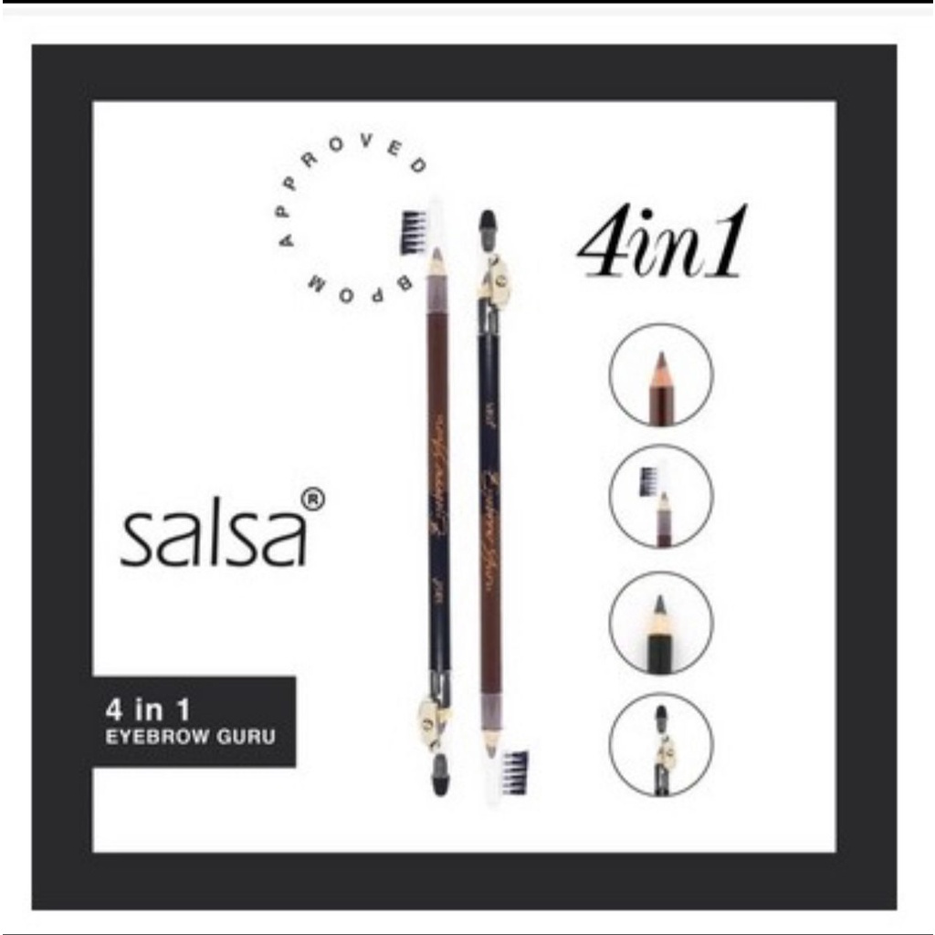 (COD) SALSA Eyebrow Guru - SALSA PENSIL ALIS 4 IN 1 ORIGINAL