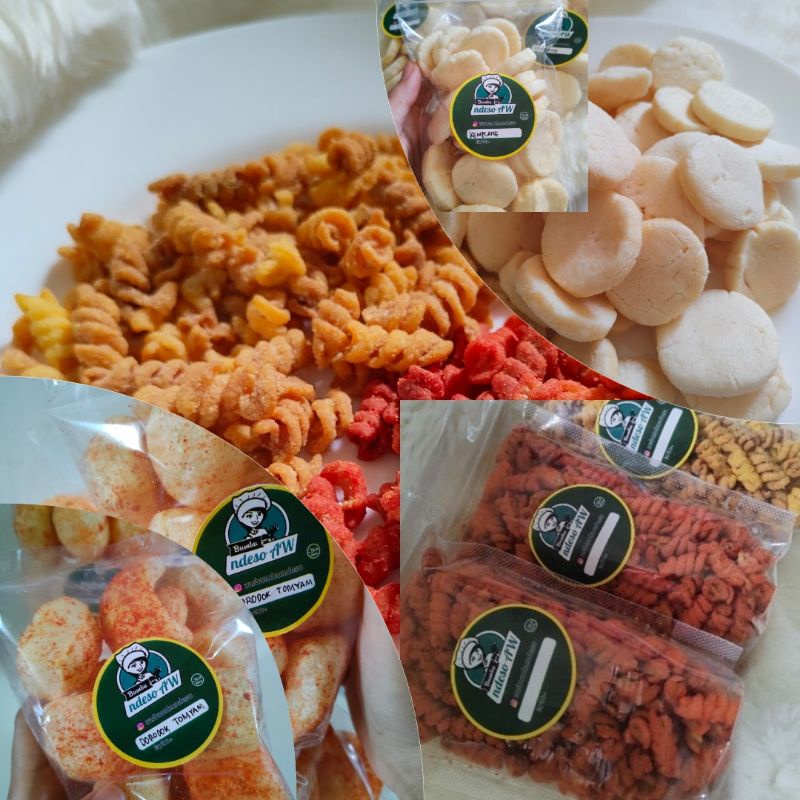 

KRIUK MIX ISI DOROKDOK,KEMPLANG IKAN,MACARONI SPIRAL