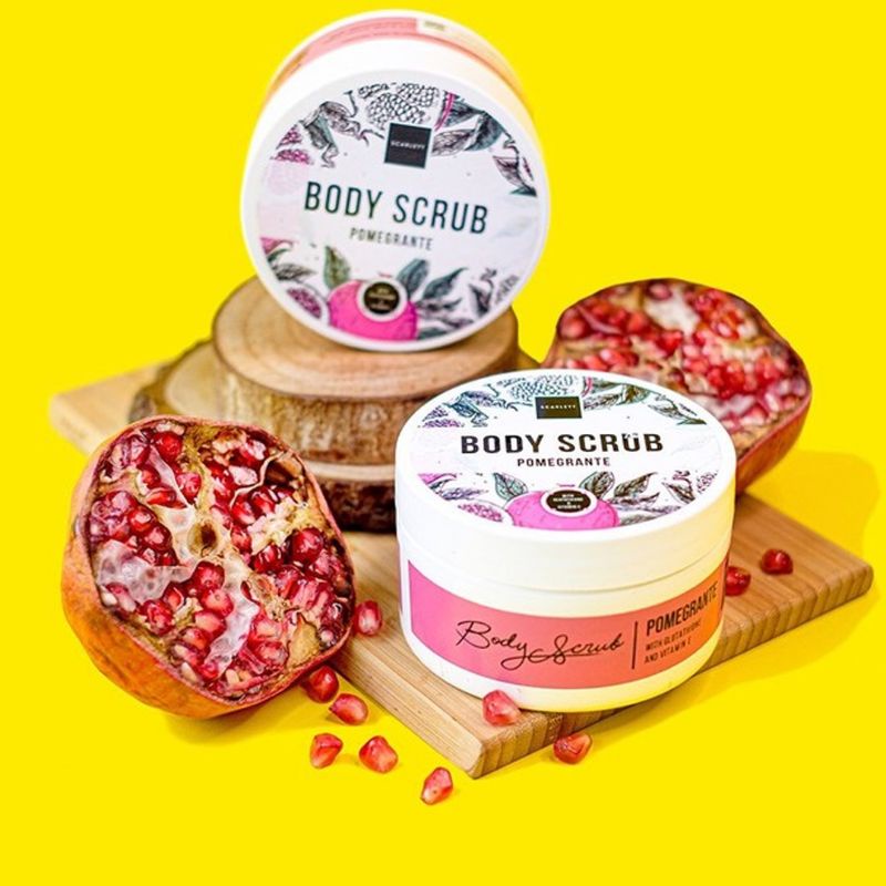 SCARLETT-Body Scrub Pomegranate