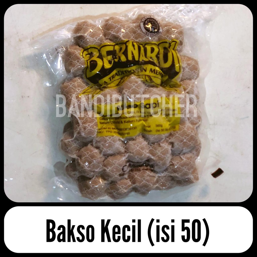 

Bakso Bernardi Kecil - Bakso Meatball Premium Bernardi isi 50