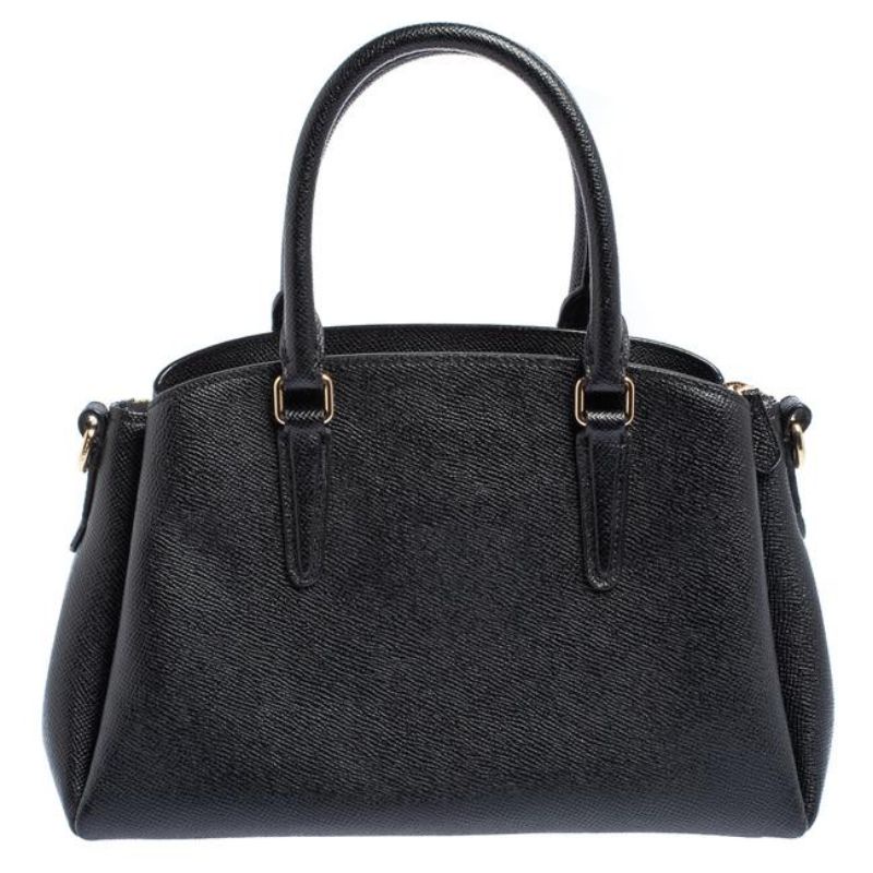 SAGE CARRYALL IN BLACK LEATHER(COACH F28976)