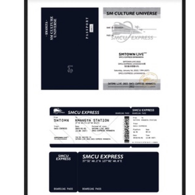 SMCU EXPRESS TICKET KONSER FANMADE BY watermlninblue