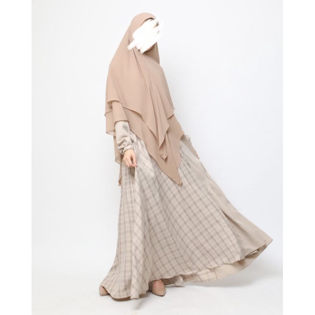 Gamis Set Tartan Kubus By Qnanz