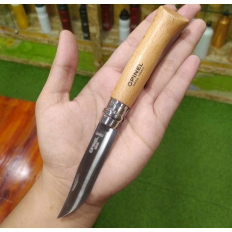 opinel no.6 stainless steel original - pisau survival