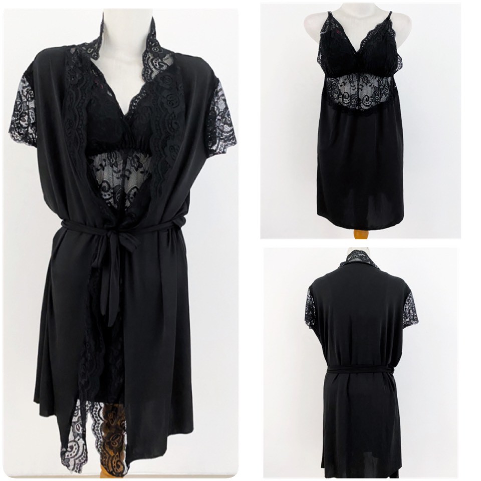 KIMONO + LINGERIE FELANCY 1260 (Dapat 1 SET)
