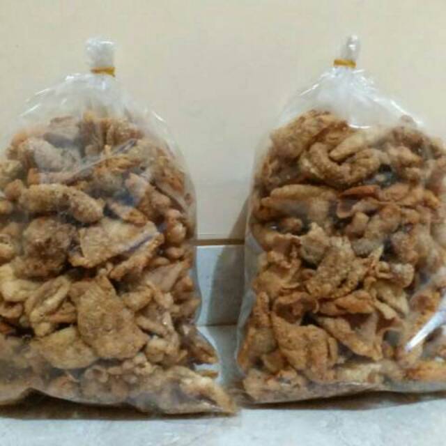 

Kemasan Sedang-Keripik Kulit Ayam Kriuk "KETO", @ +-500 gram