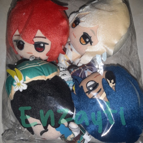 GENSHIN IMPACT CHIBIGURUMI BANPRESTO 11CM DILUC KAEYA VENTI LUMINE GANYU