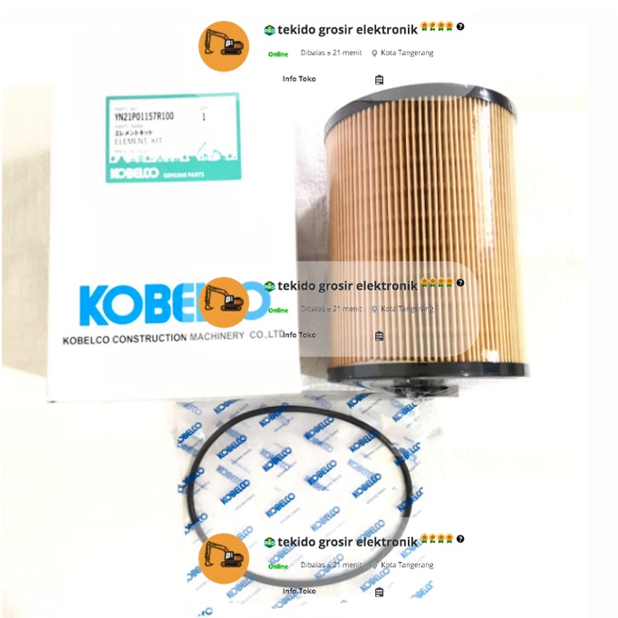 Element Kit Kobelco Sk200-10 YN21P01157R100