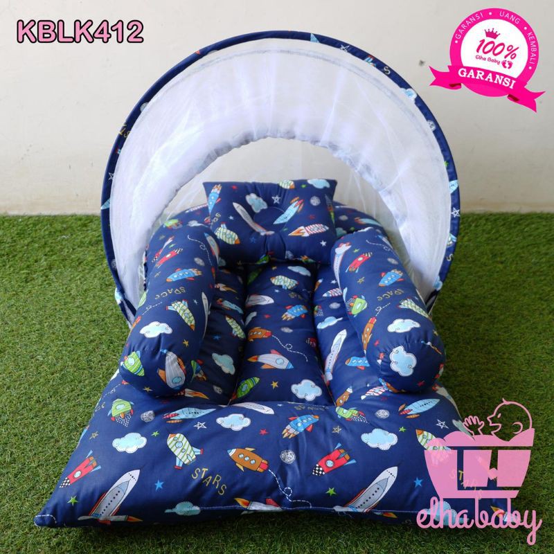 Kasur Bayi Elhababy Lipat Kelambu / Tempat Tidu Bayi / Kasur / Kasur Lipat / Kelambu Kblk 269