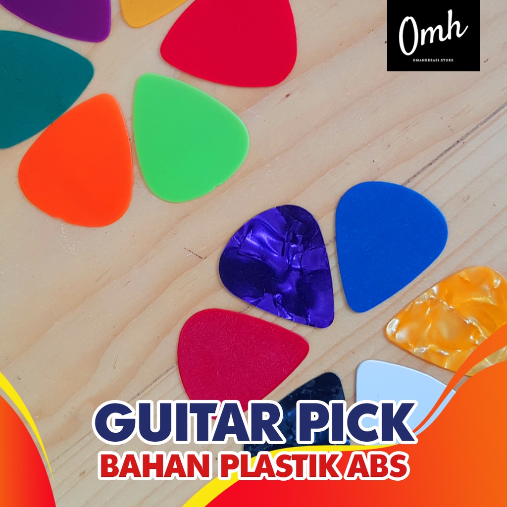 Pick Gitar / Guitar Pick / Pick Beragam Warna Polos / Aksesoris Gitar Akustik,Elektrik,Bass,3,Ukulel