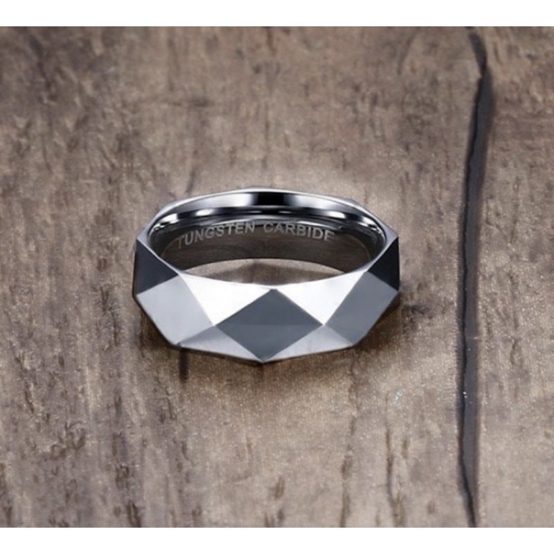 Cincin Tungsten Carbide Original Premium Quality Model Elegan Simple Minimalis