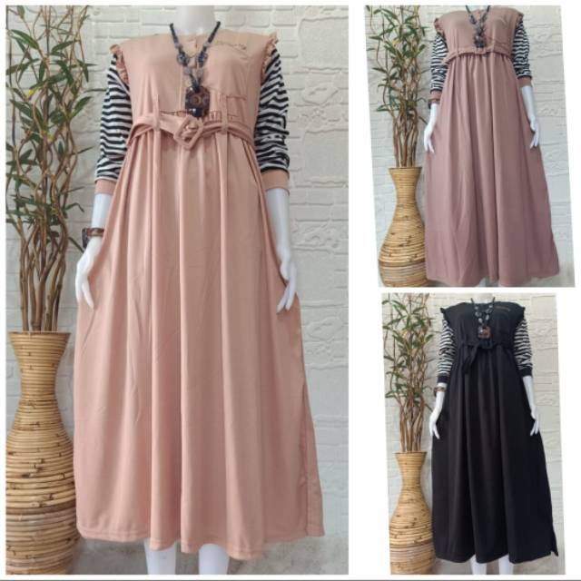 gamis kancing ABG/cod/bayar di tempat