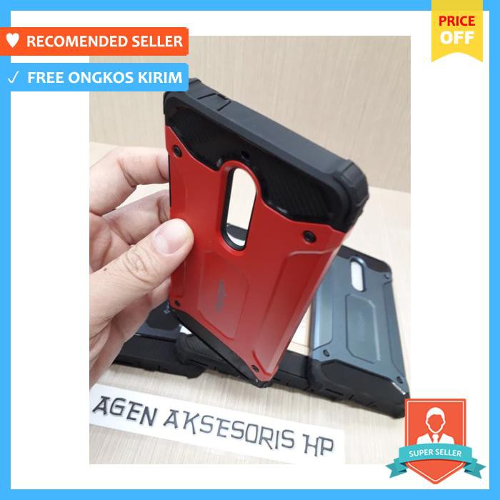 HARD CASE HANDPHONE - SPIGEN IRON ANDROID NOKIA 5 2017 5.2 INCHI HARDCASE ROBOT TRANSFORMER