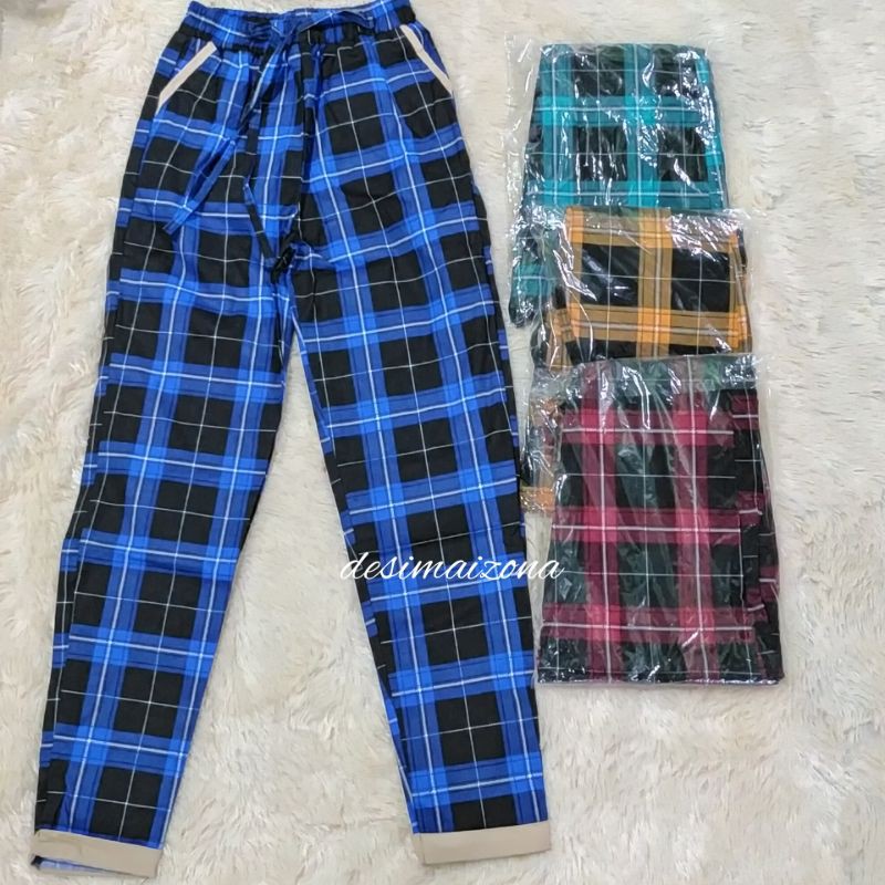 BAGGY PANT KOTAK ANAK//STIK BALIK//SIZE XL,PERKIRAAN USIA 8-9 TAHUN,TERGANTUNG POSTUR ANAK.