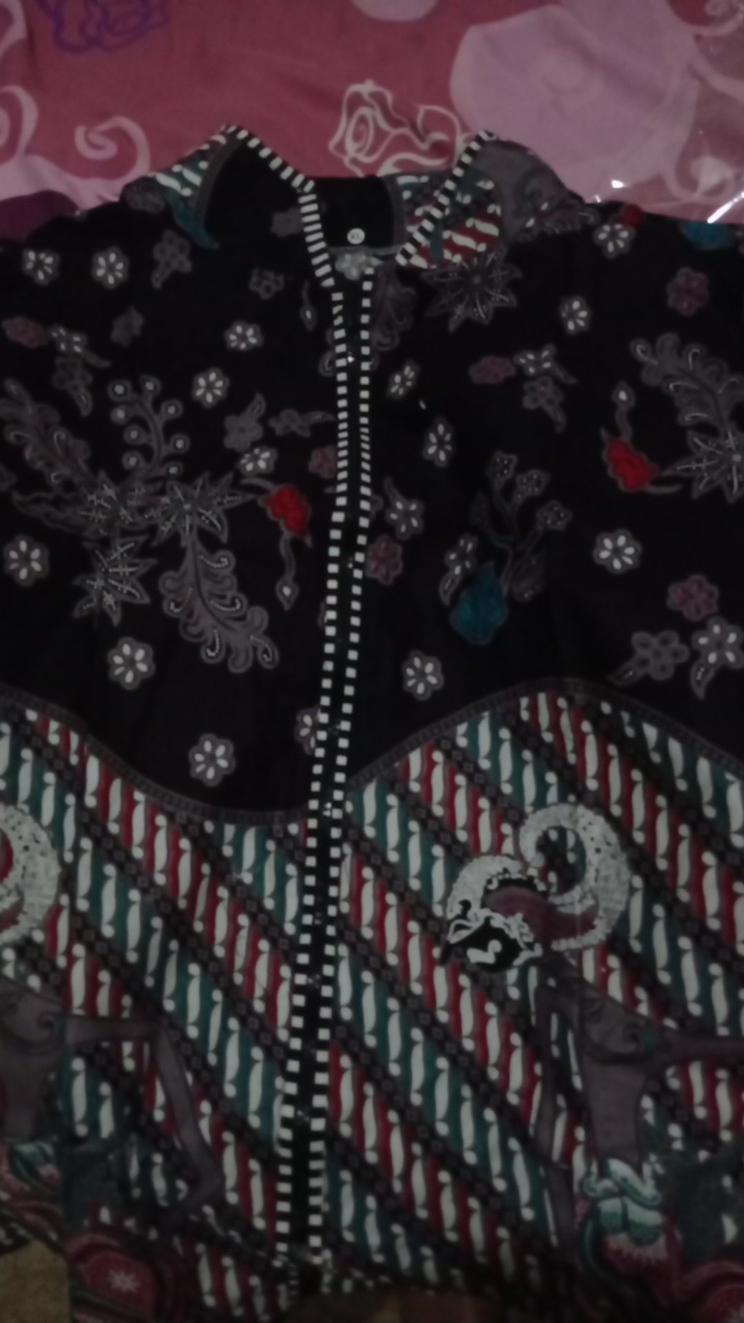 Tey-17 Batik Wanita Asj Sa Hrb026 Kenongo Kemeja Tosca Pendek