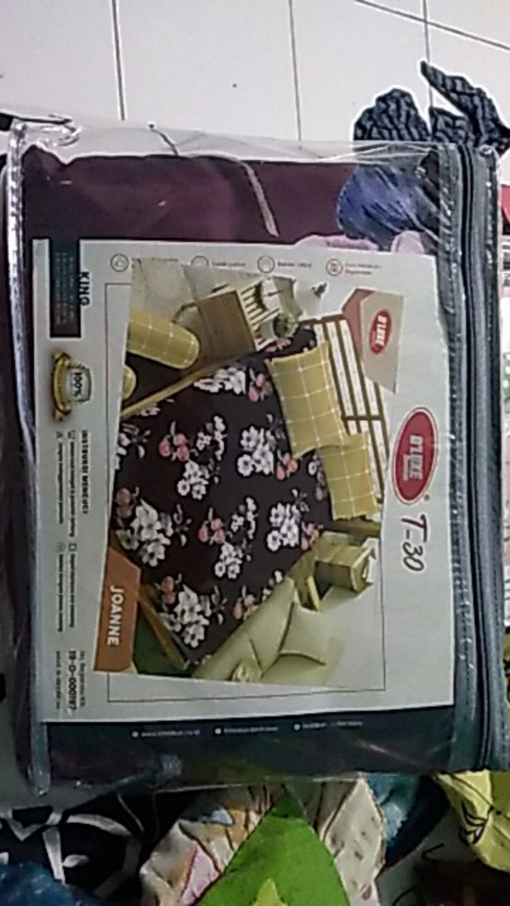 Sprei Deluxe Kintakun T.30 / Sprei Kintakun 180x200 / Sprei Murah 160x200 / Sprei Murah