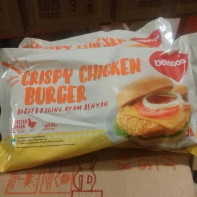 

Belfoods crispy burger 315gr 6s chicken burger