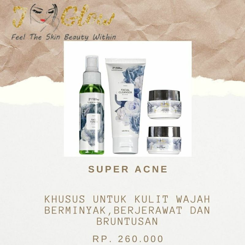 jglow paket acne