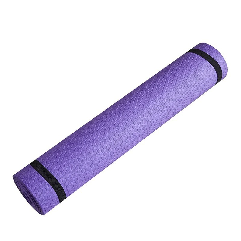 Karpet Matras Pilates Yoga Mat Anti-skid Purple - Karpet Olahraga 173cm