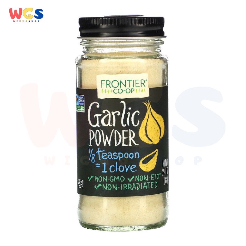 Frontier Natural Garlic Powder Non GMO 2.4oz 68g