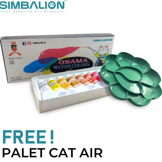 

BAYAR DITEMPAT Simbalion WaterColor 12 Warna 110N + FREE PALET CAT AIR/CAT AKRILIK SET/CAT AKRILIK SET 24 WARNA/CAT AKRILIK PASTEL/CAT AIR/CAT AIR LUKIS SET/CAT AIR GIOTTO/KUAS LUKIS 1 SET/KUAS LUKIS KECIL/KUAS LUKIS LENGKAP/KANVAS LUKIS/KANVAS LUKIS