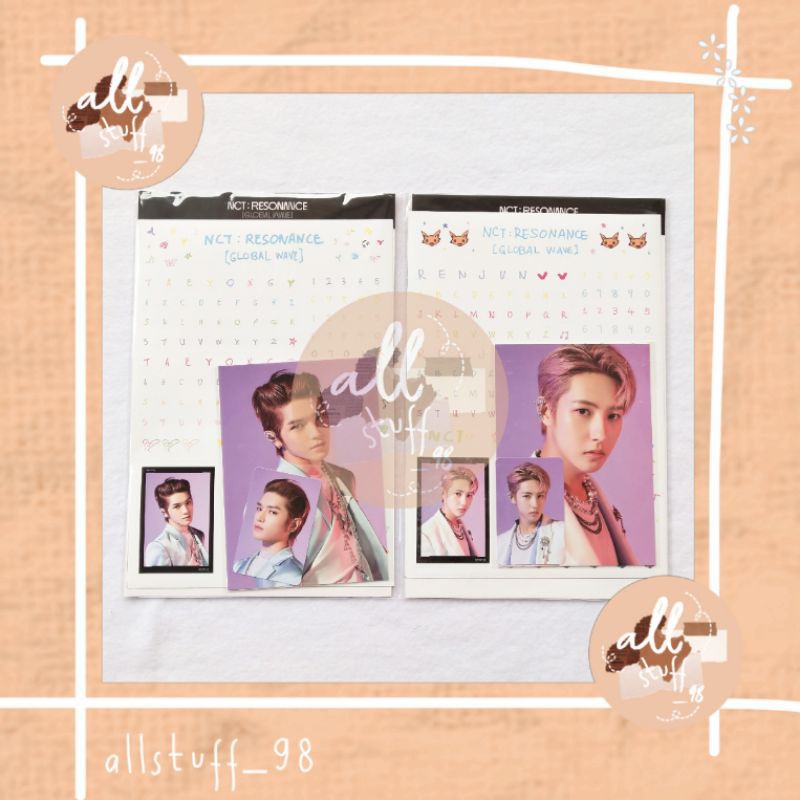 

[!PAIR!] Scrapbook Deco Sticker Nct 2020