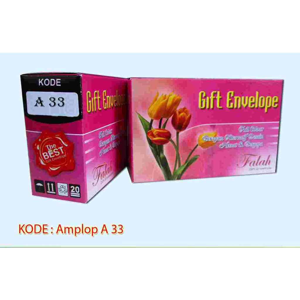 

Blangko Amplop Motif A 33 Murah isi 50