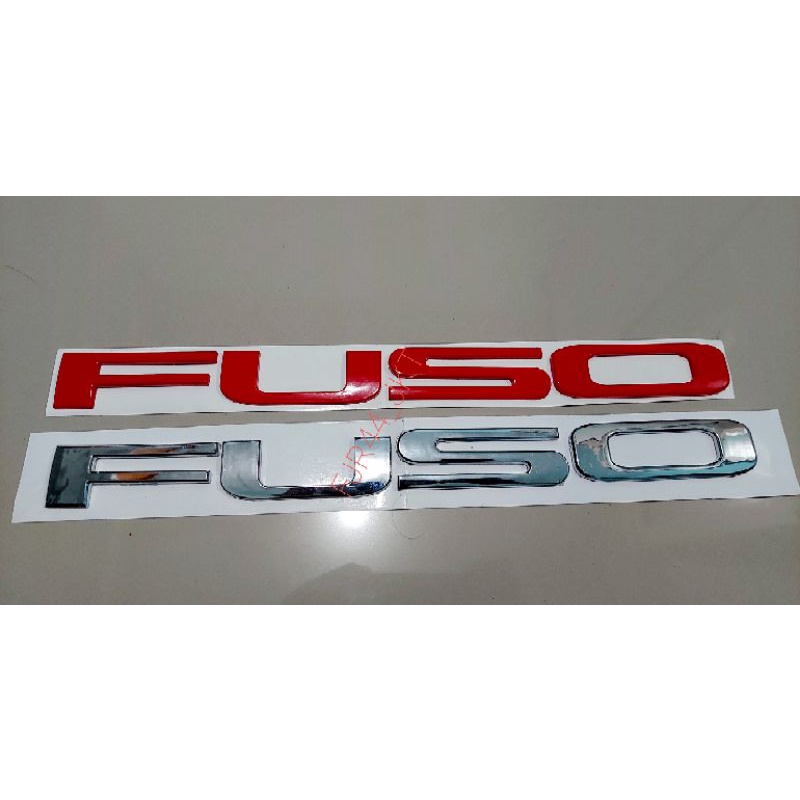 RC60A emblem fuso canter/ logo fuso canter/ emblem tulisan fuso
