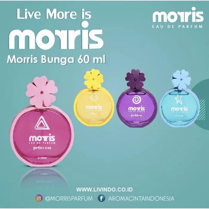 ❤ jselectiv ❤ MORRIS EDP Eau de Parfum BUNGA Edition - 60ml | Parfum MORRIS BUNGA