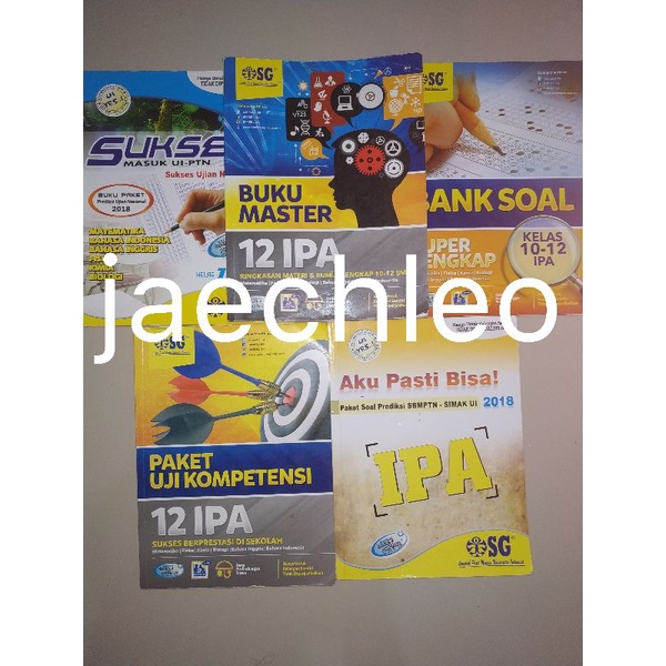 

Paket Preloved 5 Modul Salemba Group SG SMA 2018 Saintek