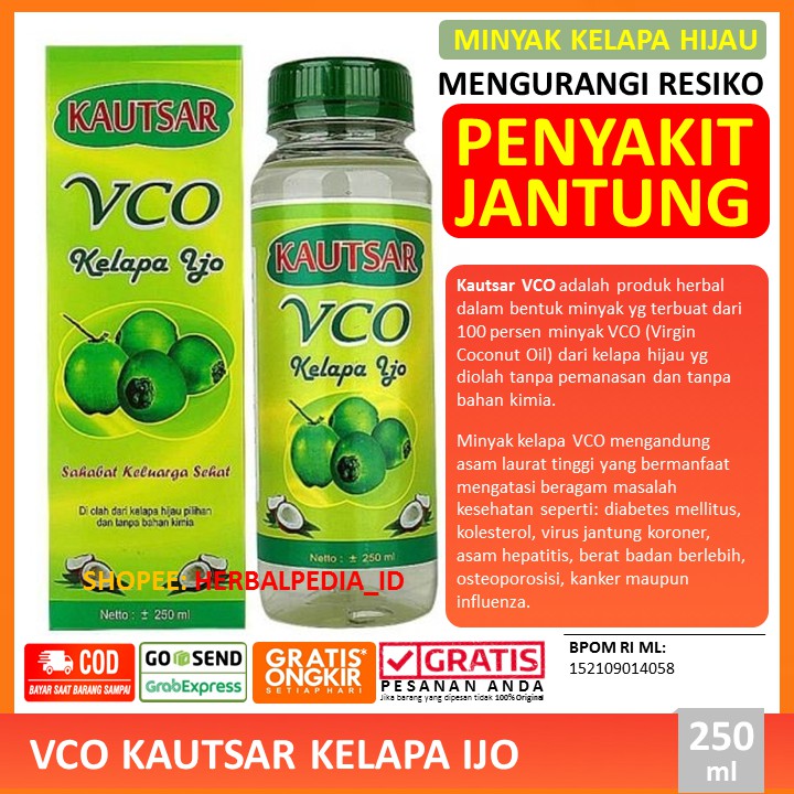 Jual Vco Al Kautsar Virgin Coconut Oil Minyak Kelapa Ml Shopee Indonesia