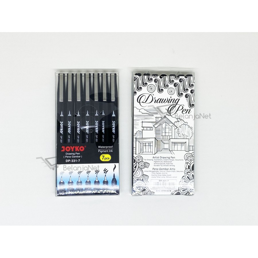 Drawing Pen | Pena Gambar Joyko DP-331-7 1 SET 7 PCS