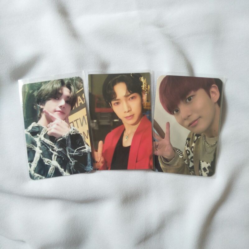 photocard pc ateez wooyoung yeosang jongho benefit fever pt.2