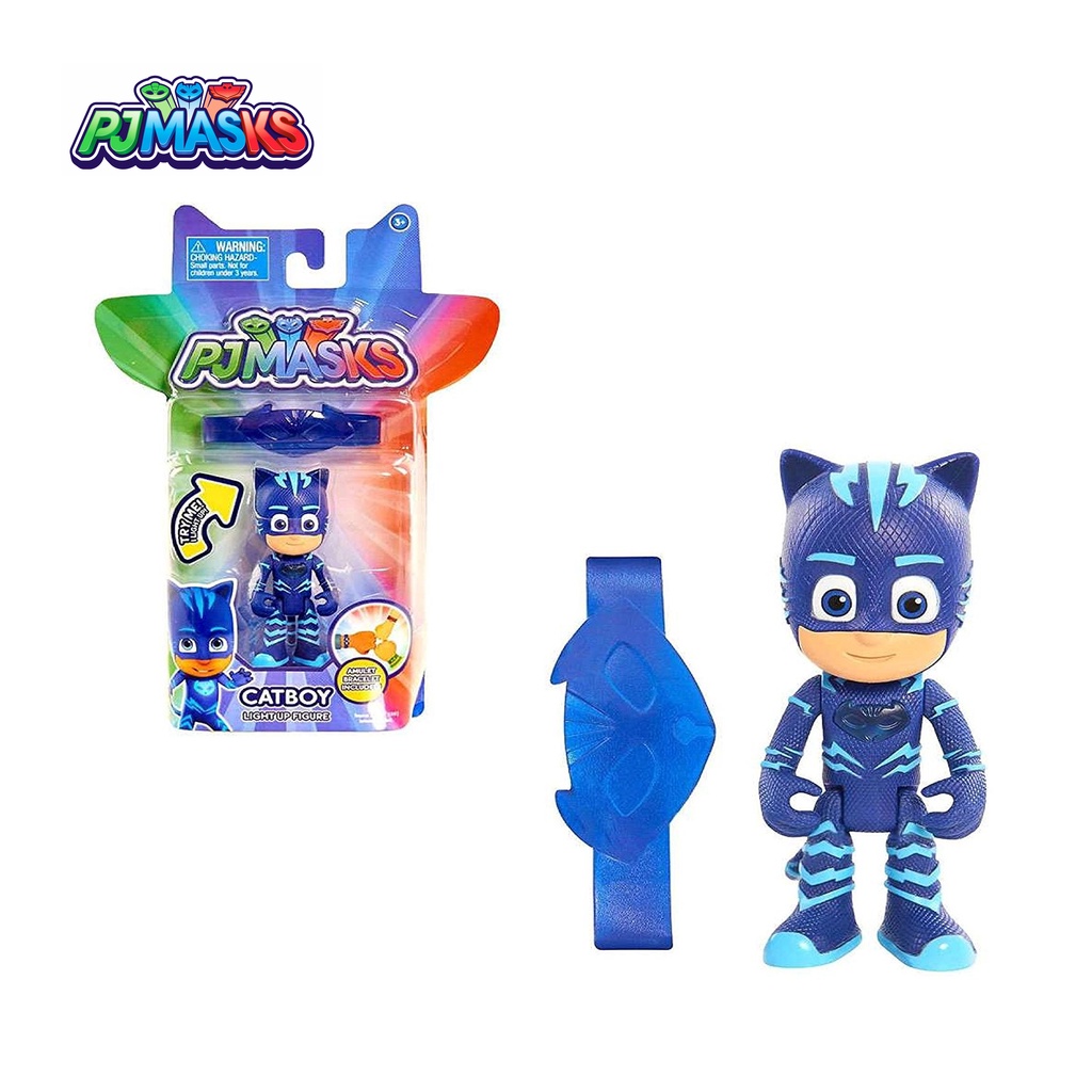 Figure Pj Masks Pjmasks Light Up Figure With Amulet Bracelet Ada Lampu