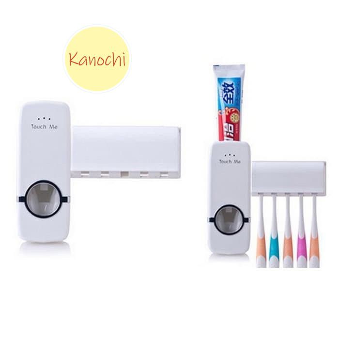 Dispenser Odol Pasta Gigi dan Tempat Sikat Toothpaste Dispenser