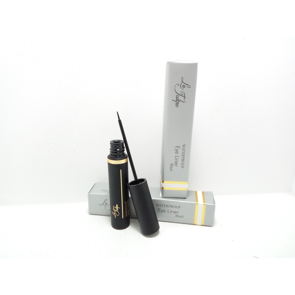 La Tulipe Waterproof Eye Liner Liquid Black