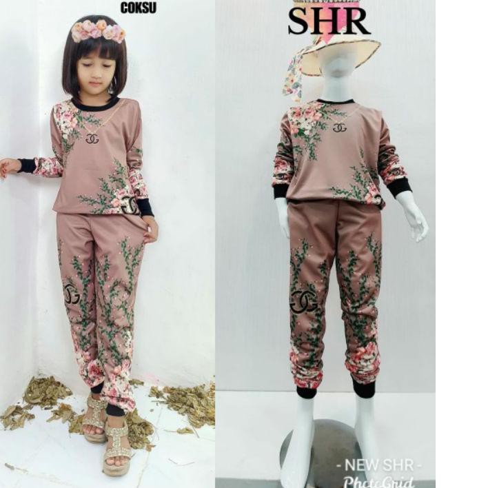 Terlaris 3.3 NEW SHR KIDS ORI 100% SET CELANA SETELAN SCUBA PREMIUM ANAK IMPORT SYAHIRA ,,,